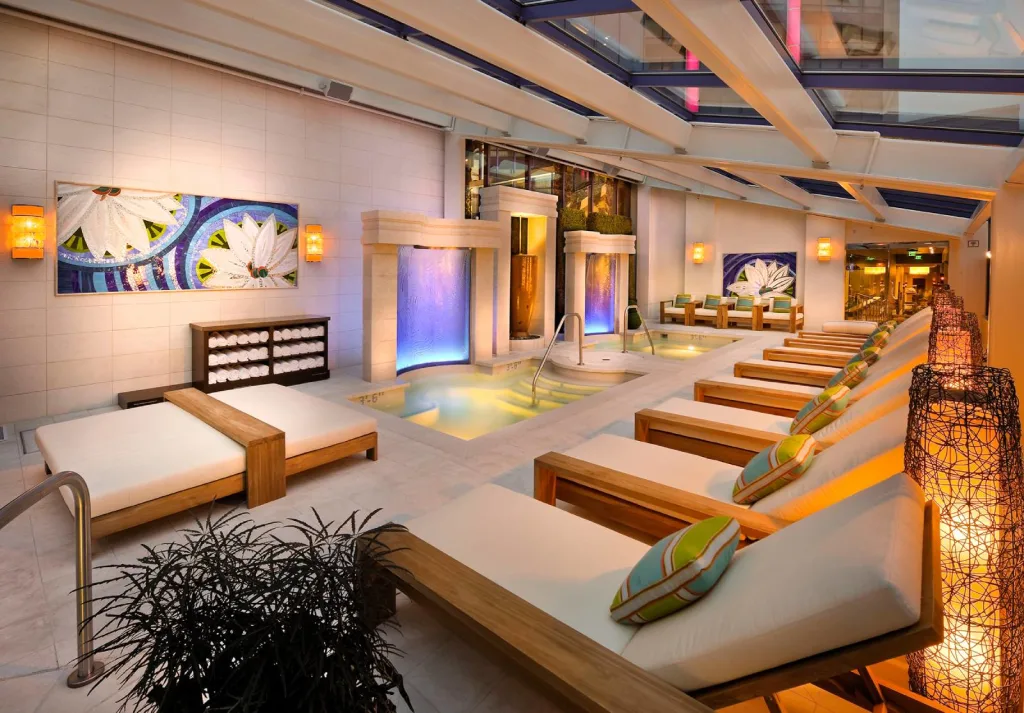 Relaxaiton room at Spa Atlantis reno